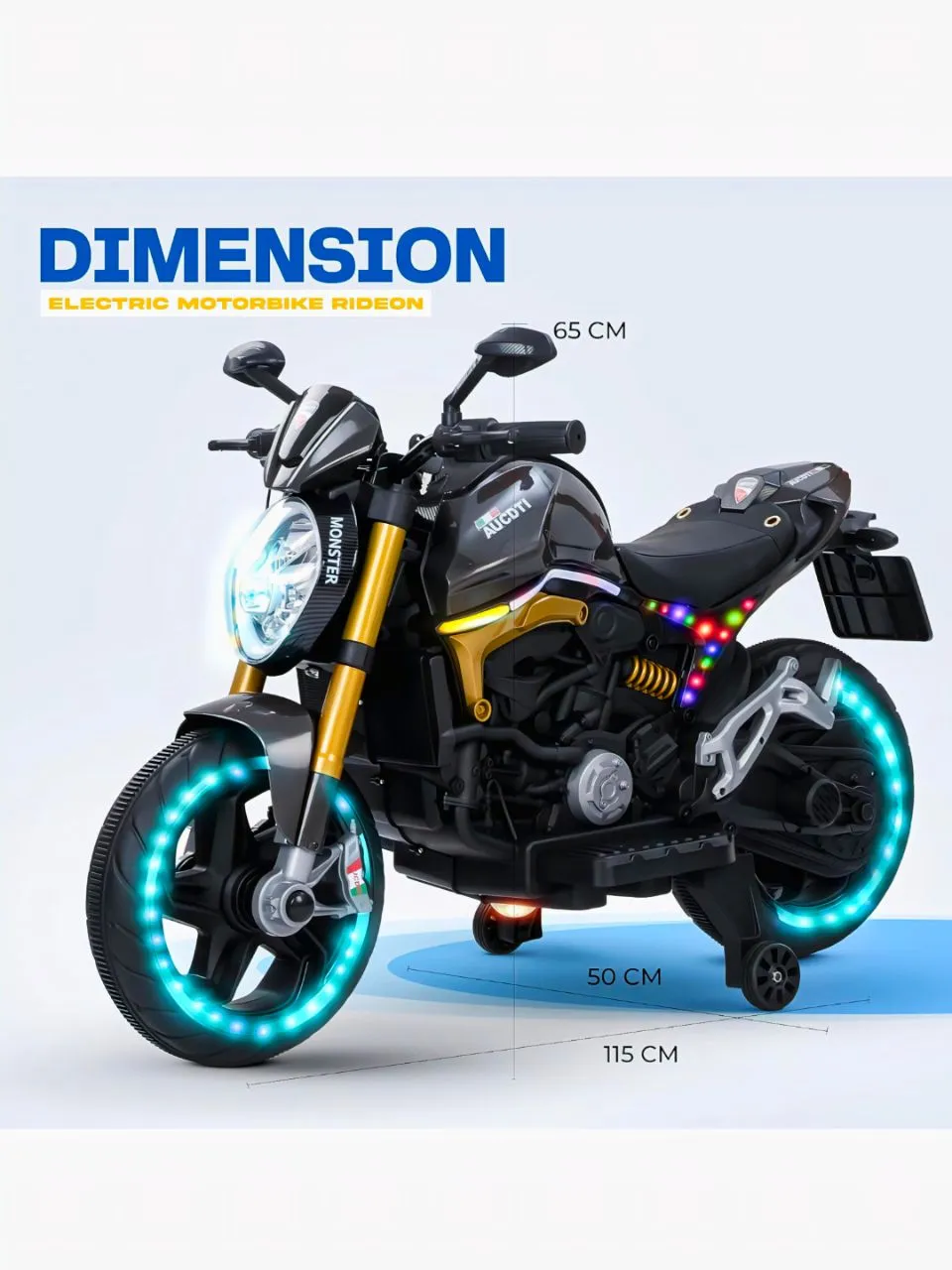 AUGOTTI Monster Ride-on Bike view 7