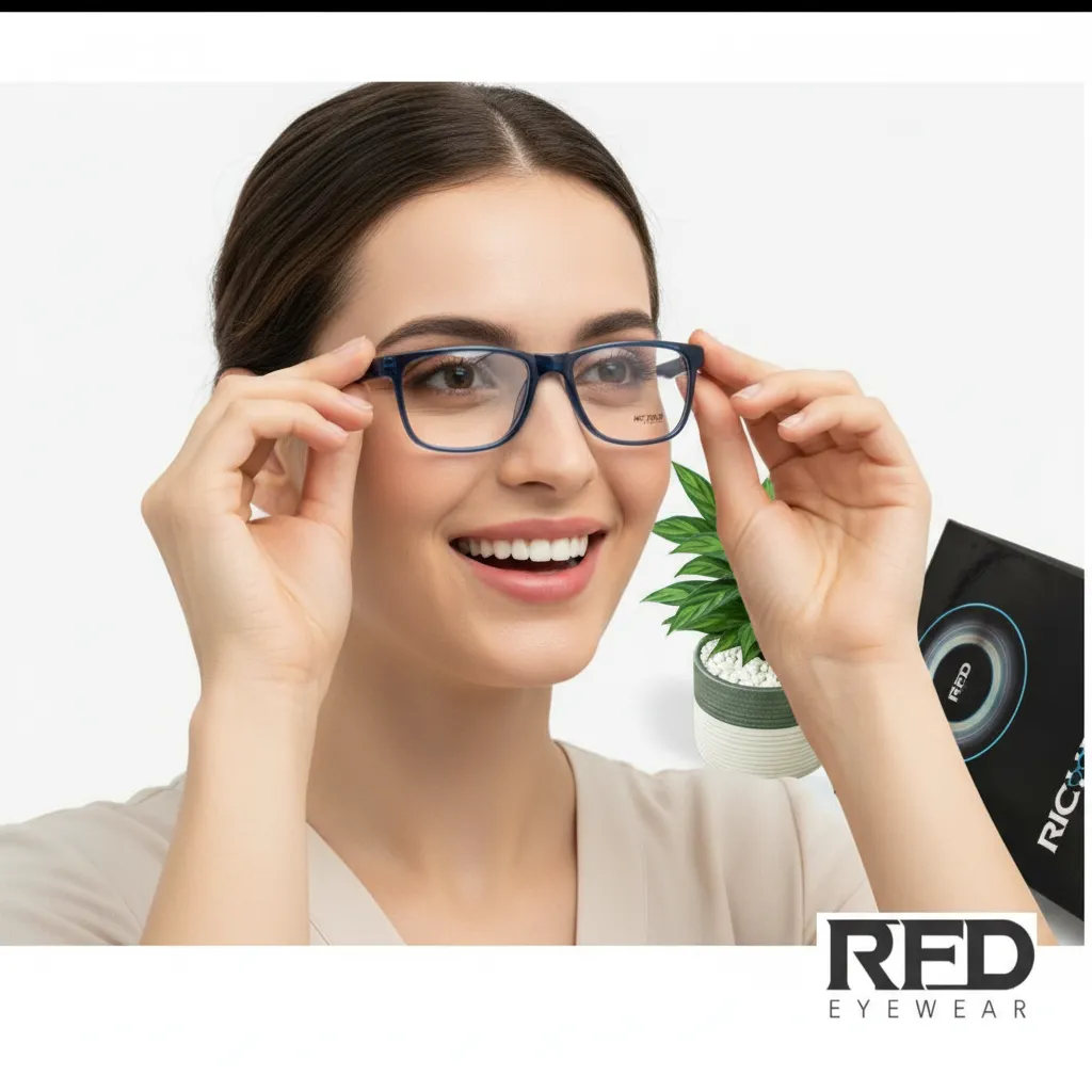 Red Riccifield Eyewear view 2