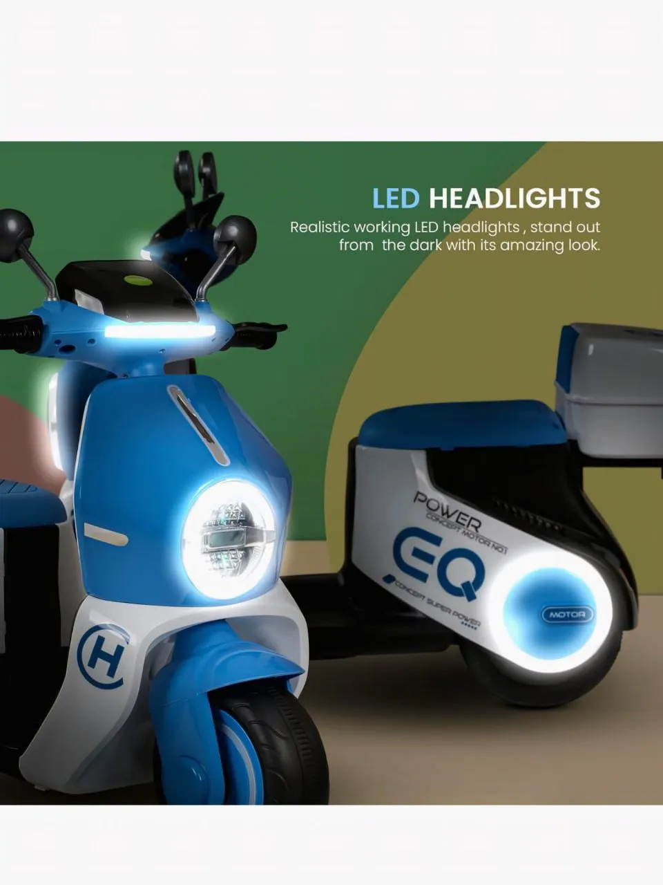 Baybee Power EQ Electric Scooter view 3