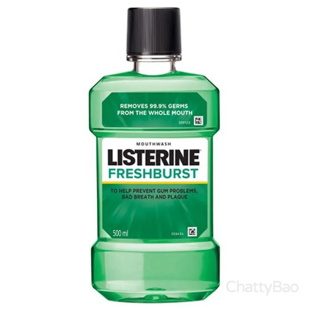 Listerine Fresh Burst Mouthwash 500 ml view 2