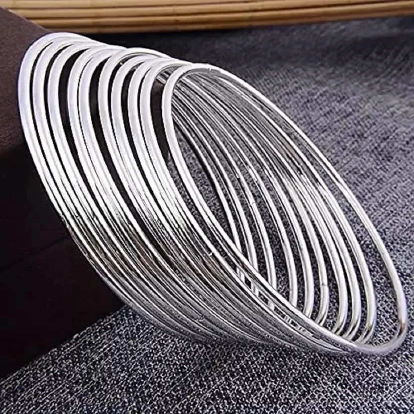 Pack Of 24 | Silver Bangle Set 2.4 view 3