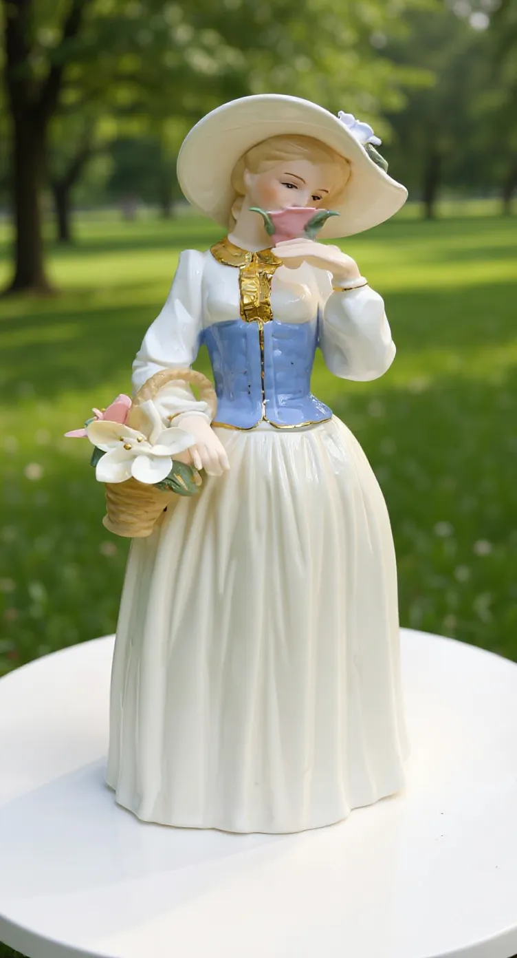 Vintage Ceramic Couple Figurine view 3