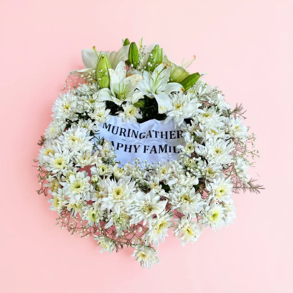 Floral Wreath (Lilly) view 2