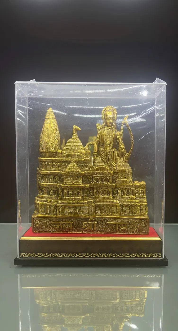 Brass Ram Mandir Idol