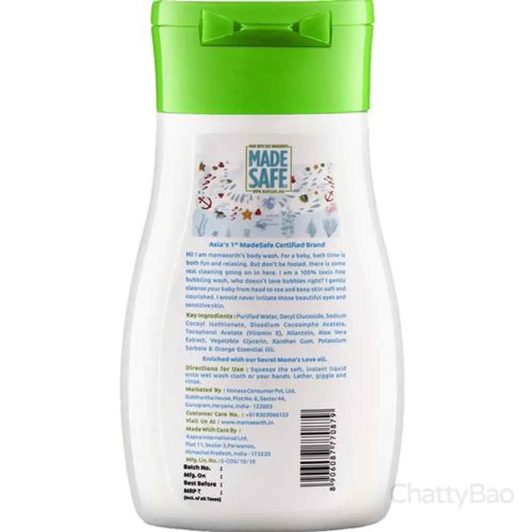 Mamaearth Deeply Nourishing Baby Wash 100 ml view 2