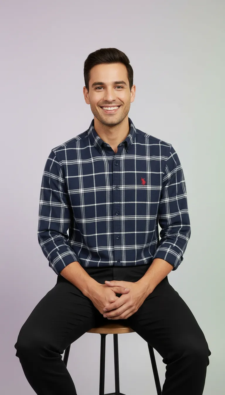 U.S. Polo Assn. Checked Shirt view 2