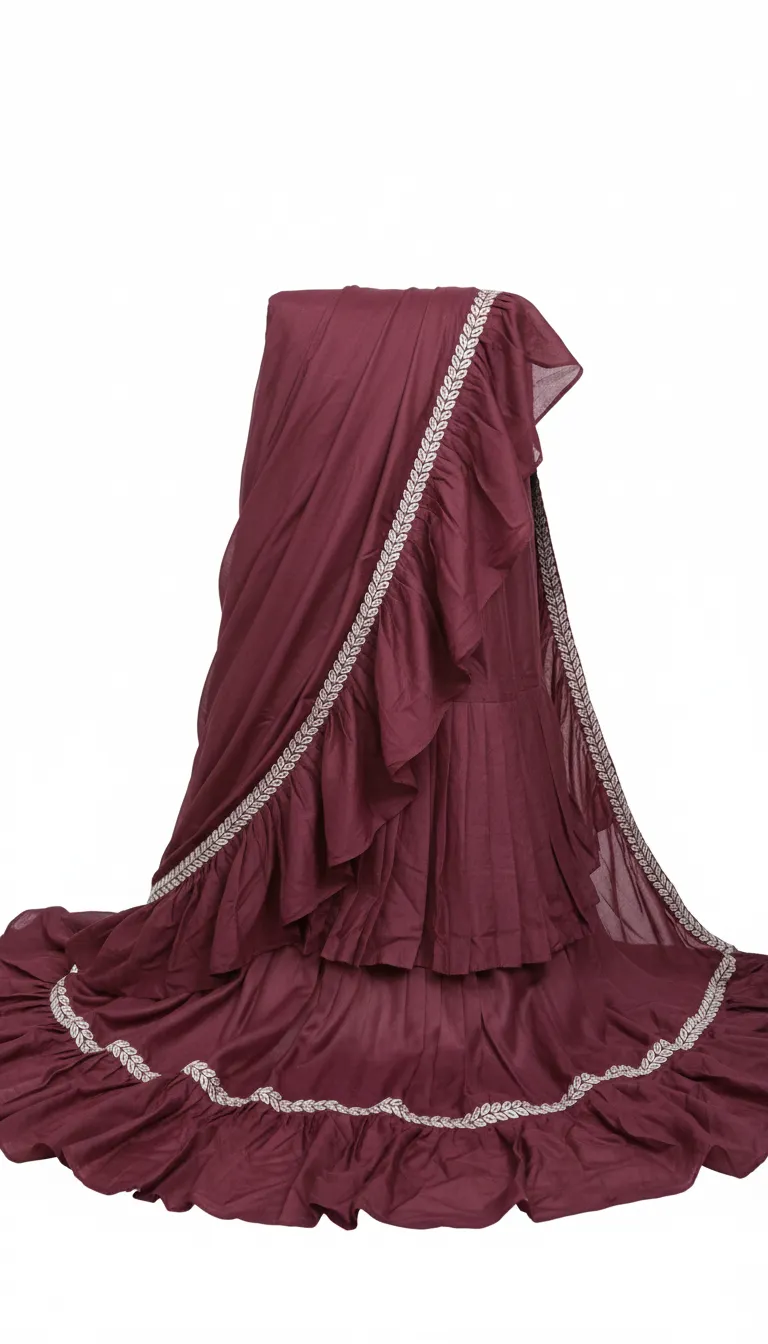 Embroidered Saree view 2