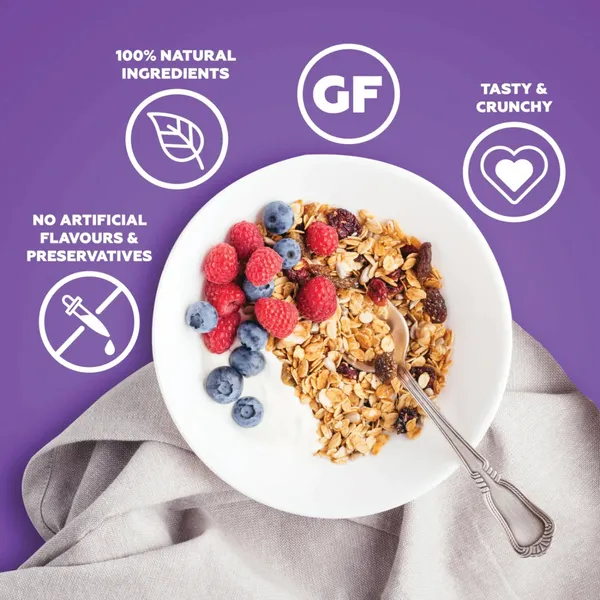 Yoga Bar Dark Chocolate & Cranberry Muesli 200 g view 5