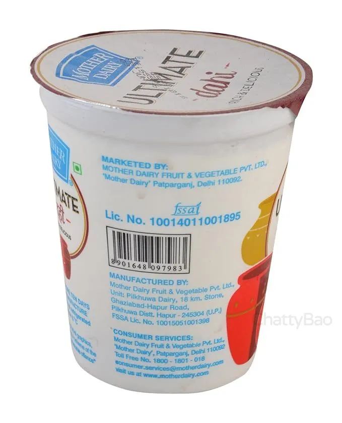 Mother Dairy Ultimate Curd (Dahi) 400 g view 3