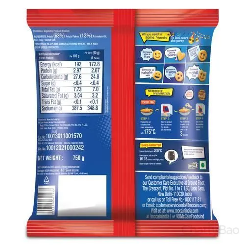 Mccain Emotibites Crispy Happy Potato Snack 750 g view 2