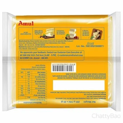 Amul Cheese Slices 200 g view 2