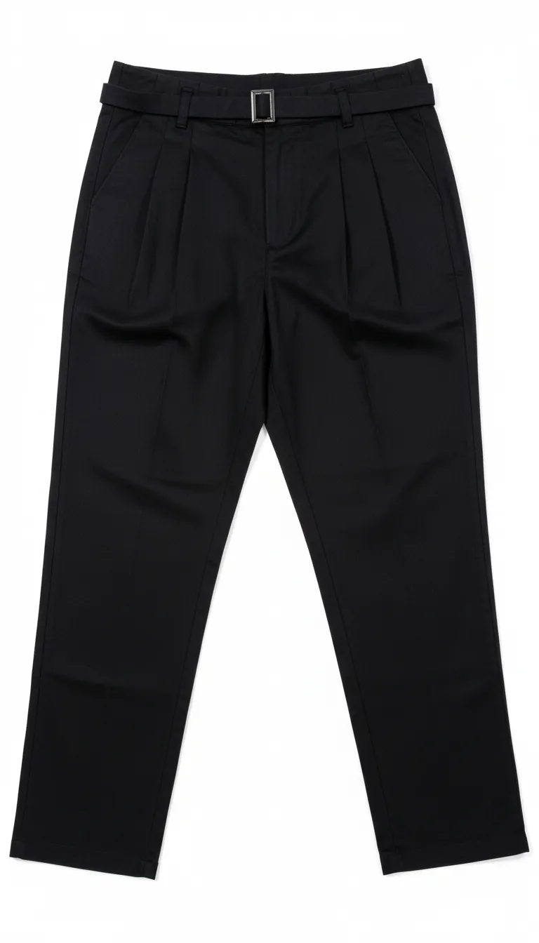 Mens Black Trousers view 2
