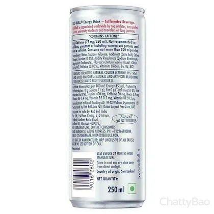 Red Bull Energy Drink Can 250 ml view 2