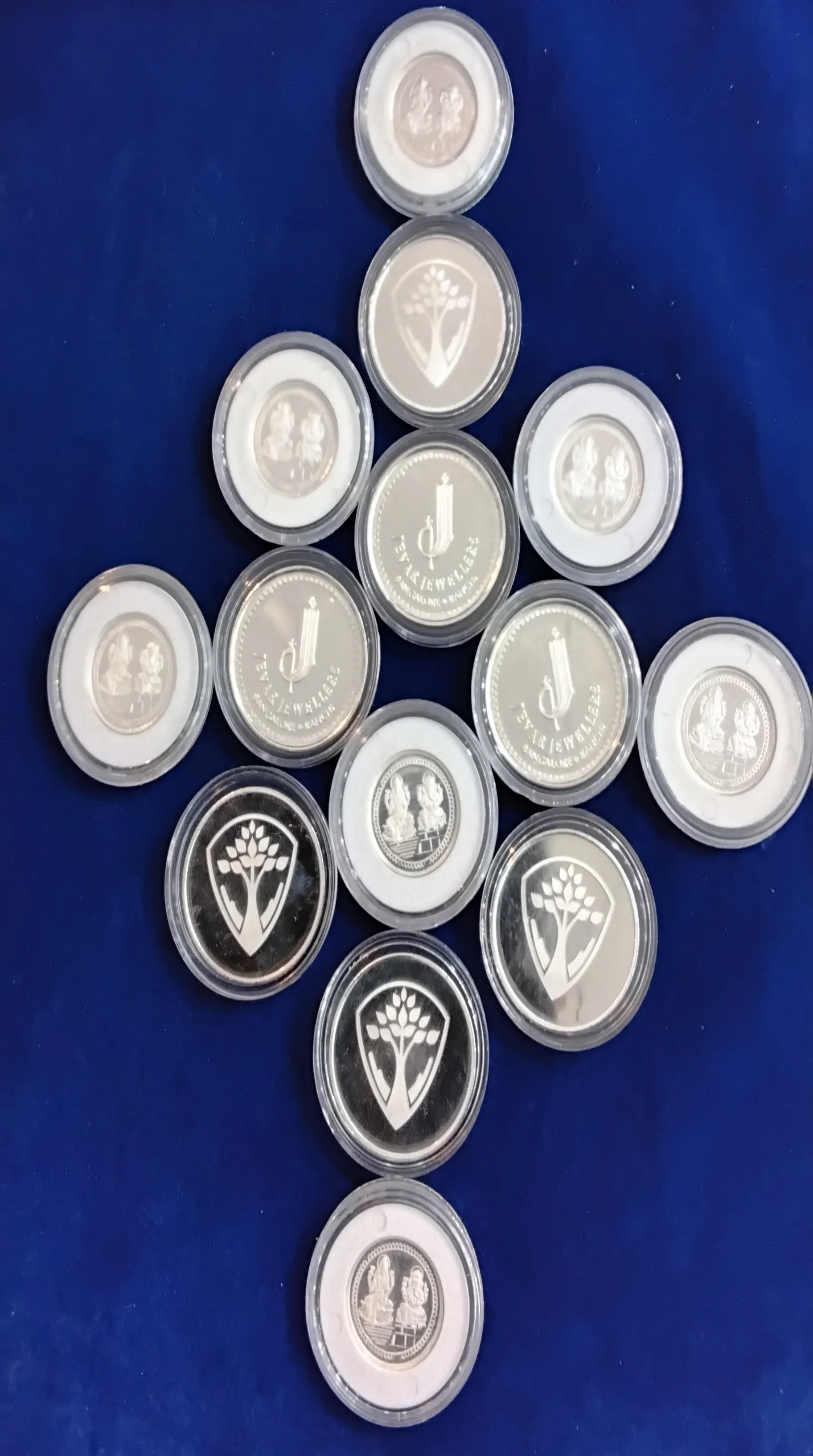Silver Coins view 2