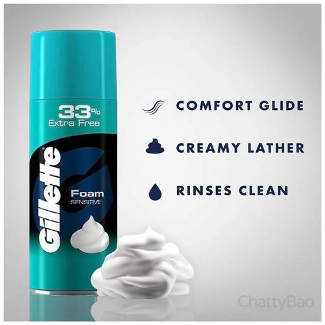 Gillette Sensitive Shaving Foam 418 g view 2