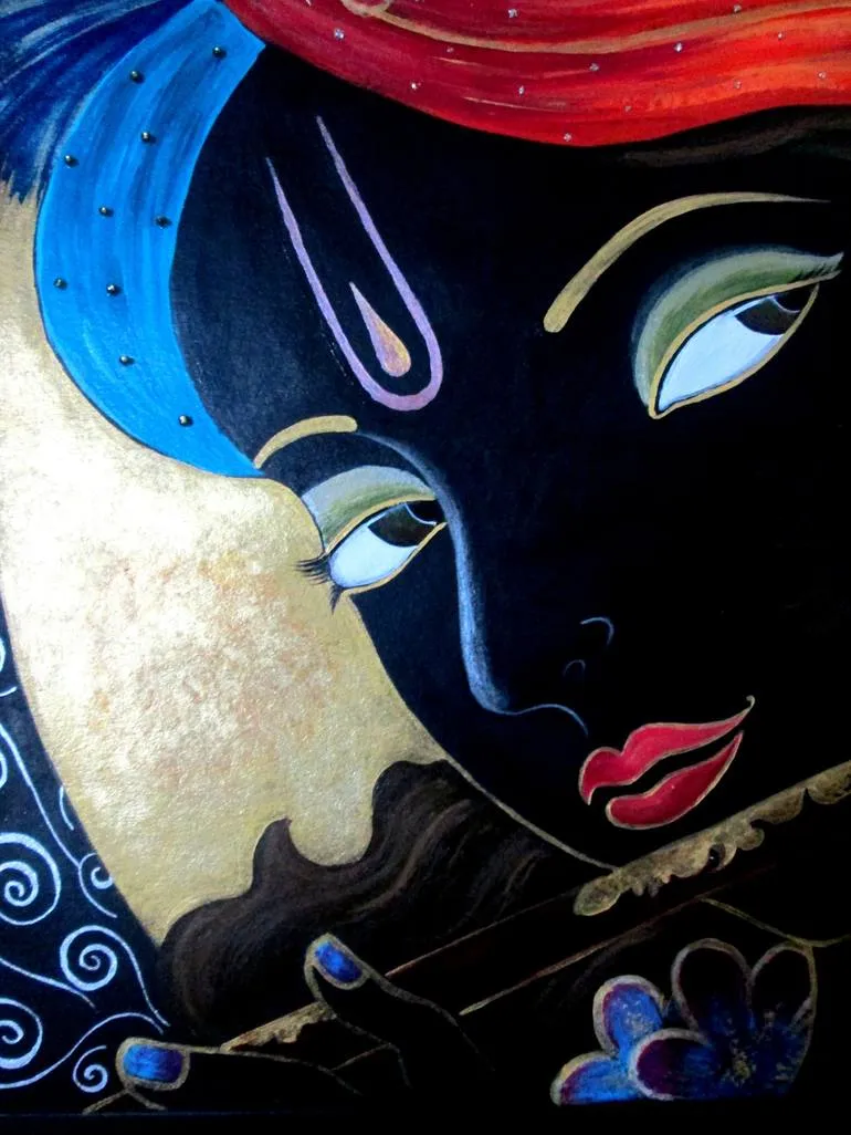 Radha Krishna Painting view 4