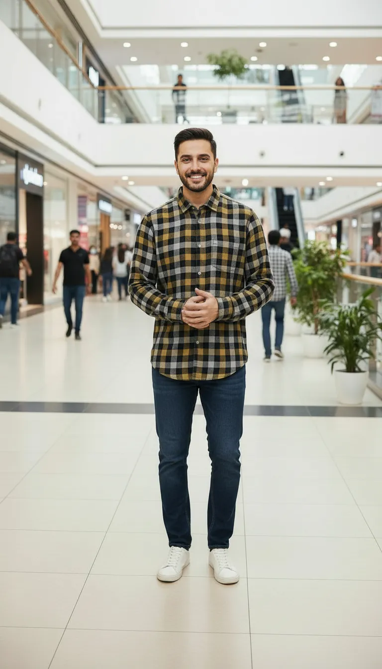 Plaid Casual Shirt view 5