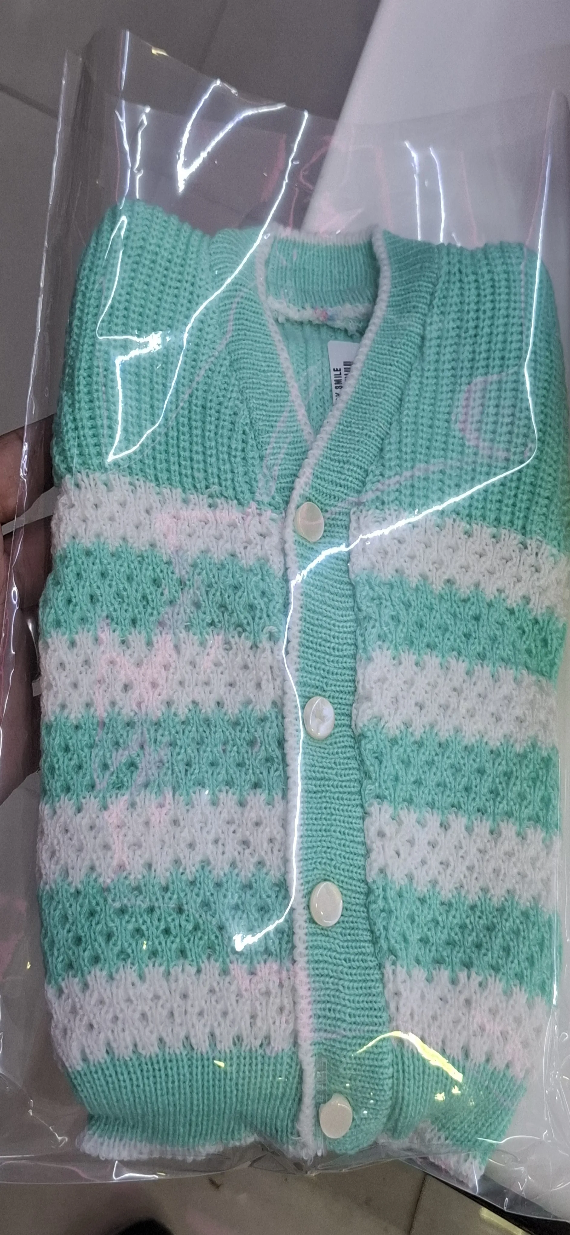 Knitted Baby Sweater view 2
