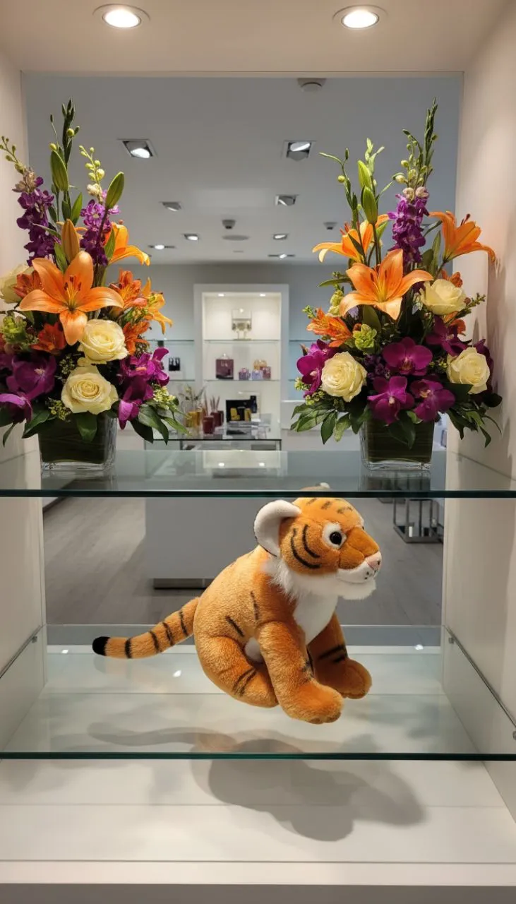 Plush Tiger Sitting Toy Wild Republic view 4