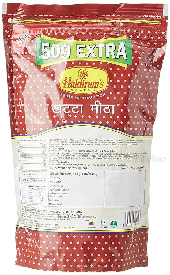 Haldirams Nagpur Khatta Meetha 400 g view 2