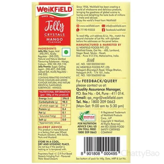Weikfield Jelly Mango 90 g view 2