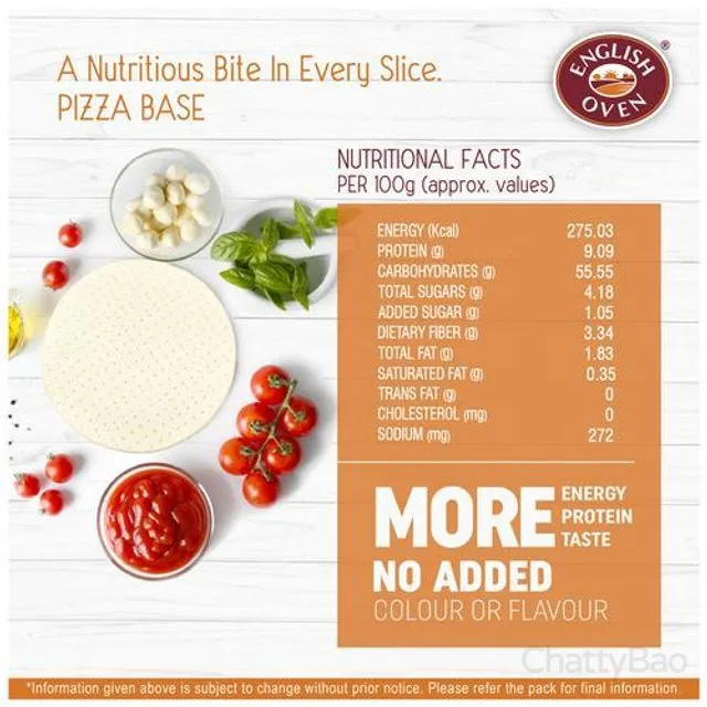 English Oven Pizza Base 2 Pieces view 3
