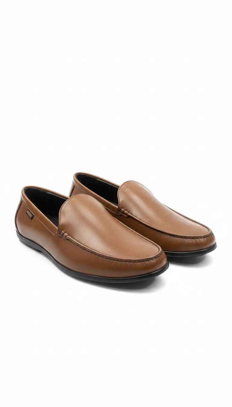 Mochi Brown Loafers view 2