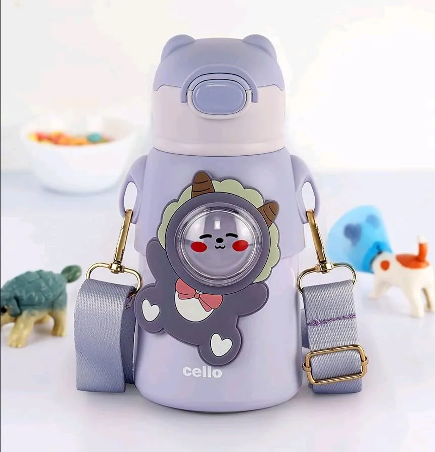 Cello Funz Kids Bottle-550, Green, 1 Pcs view 3