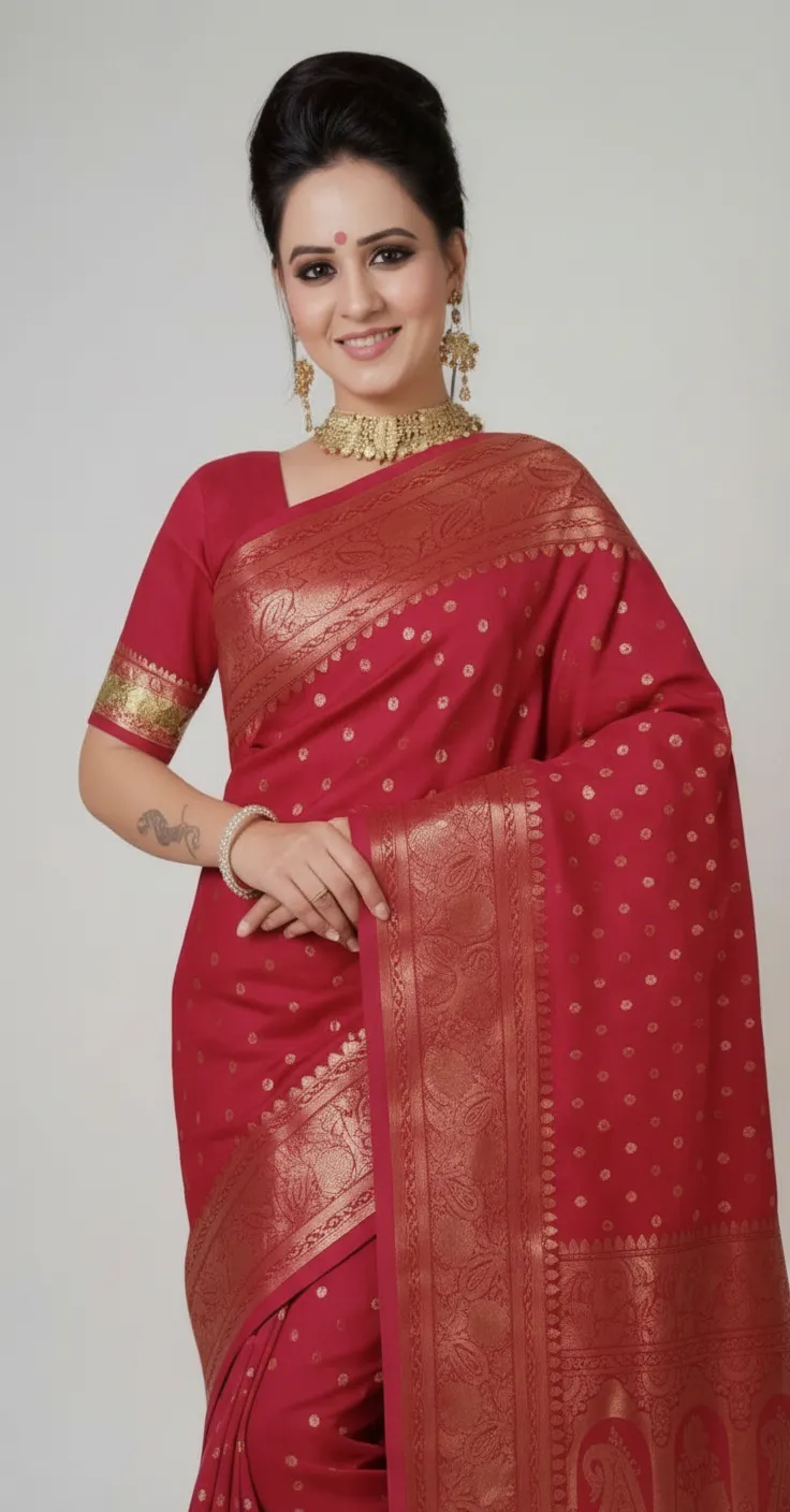 Banarsi Silk Saree view 4