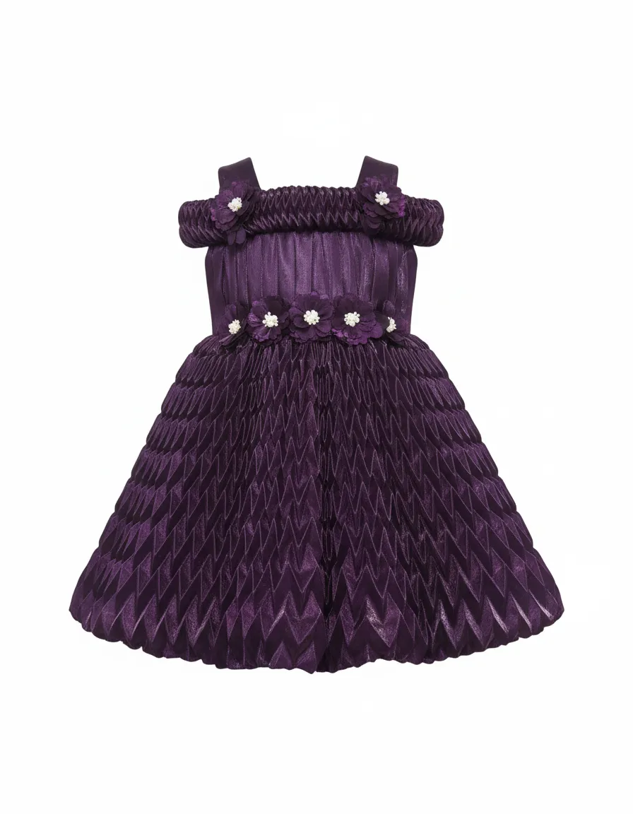 Girls Fancy Frockc view 2