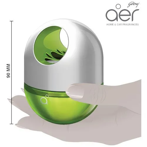 Godrej Aer Twist Gel Car Air Freshener Fresh Lush Green 45 g view 2