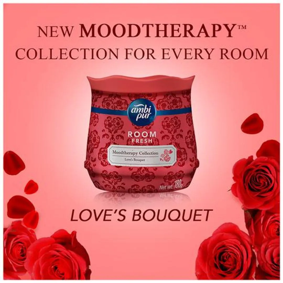Ambi Pur MoodTherapy Room Fresh Gel - Rose 180 g view 3