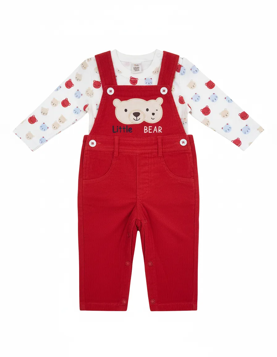 Candy House Little Bear Dungaree view 2