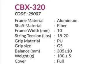 Cosco CBX-320 Badminton Racket view 2