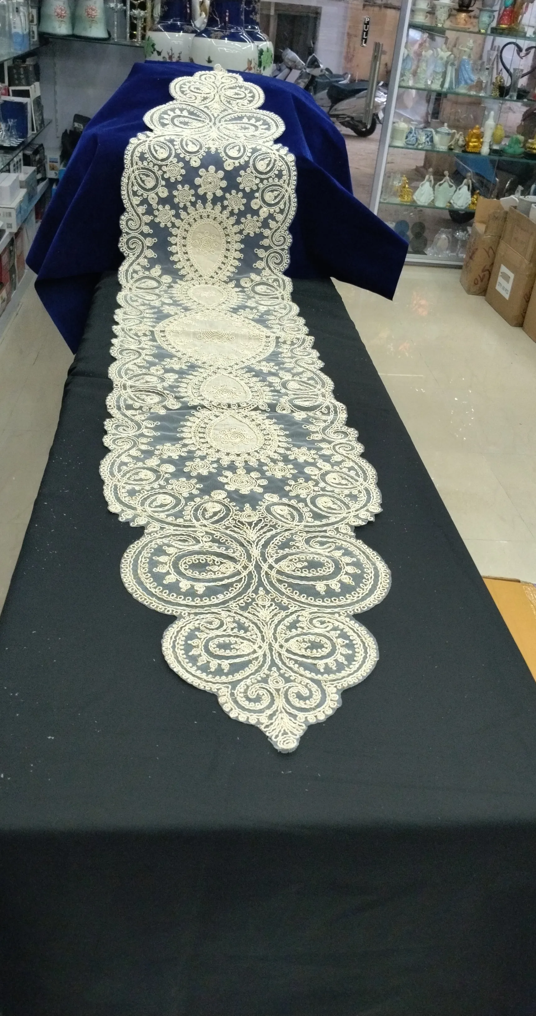 Lace Weaving Table Runner view 2