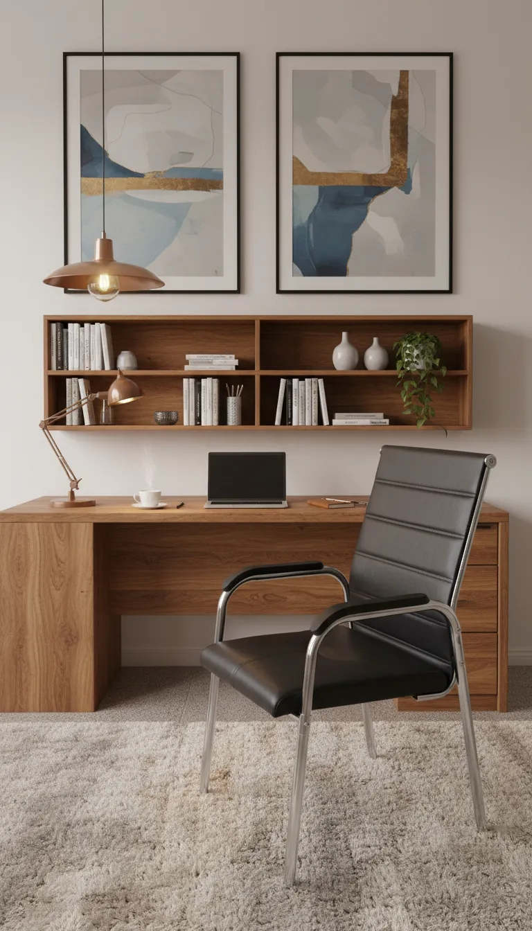 Modern Leather Office Chair view 5
