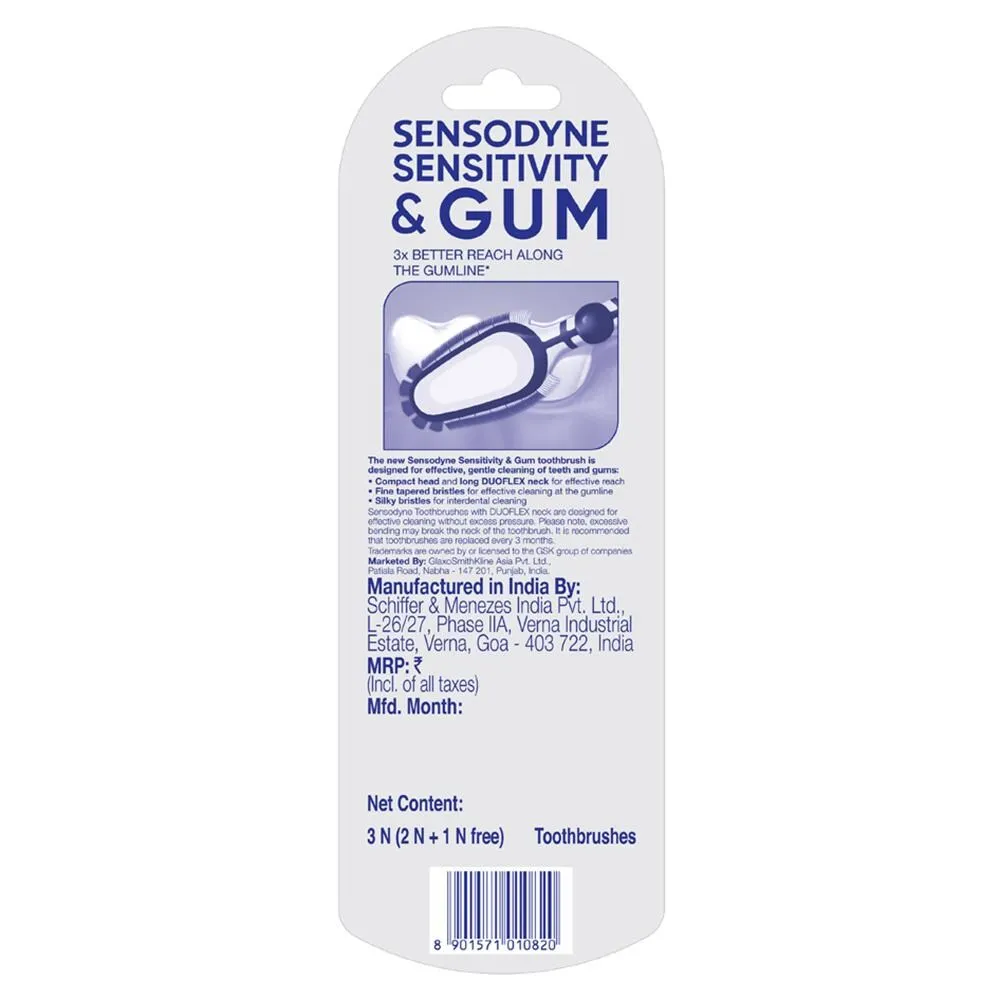 Sensodyne Sensitivity & Gum Toothbrush (Pack of 3) view 2