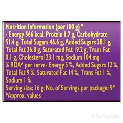 Cadbury Dairy Milk Silk - Hazelnut Chocolate Bar 143 g view 3