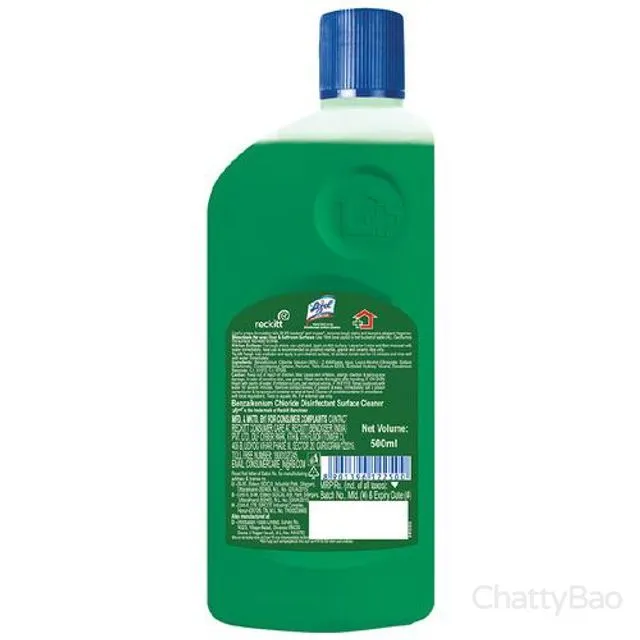 Lizol Disinfectant Surface & Floor Cleaner - Jasmine 500 ml view 2