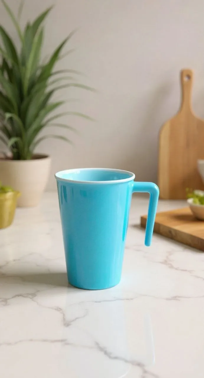 Yellow Melamine  Mug view 6