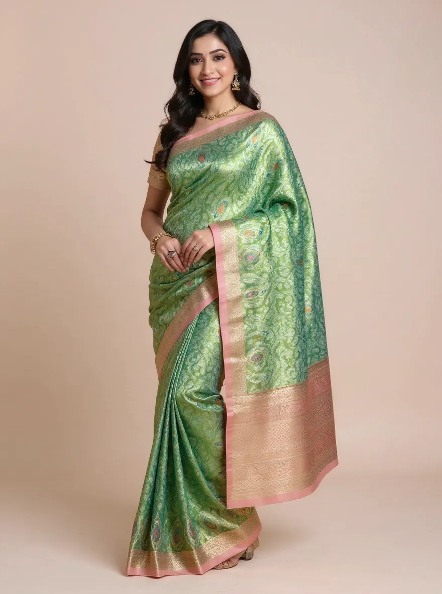 Green Silk Saree