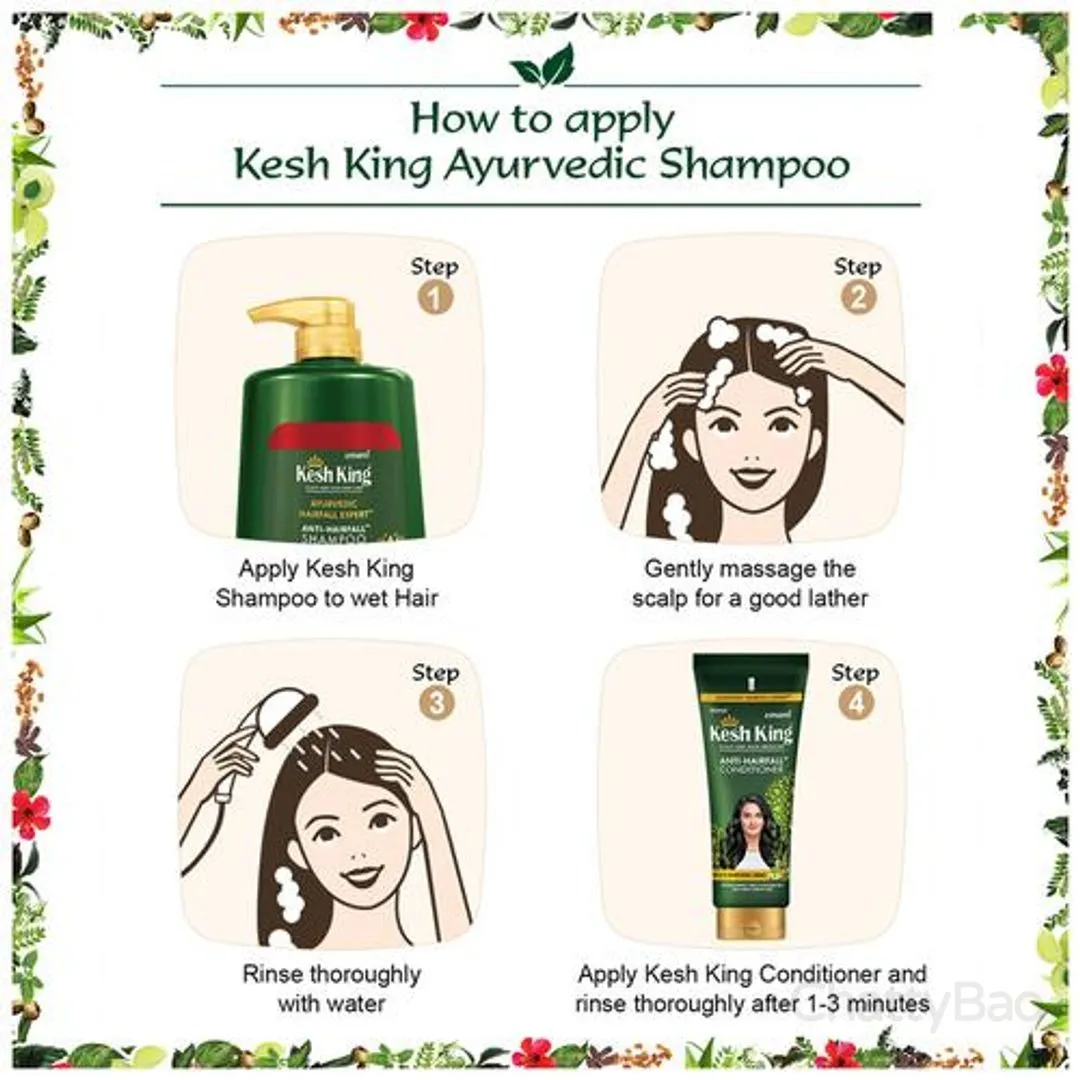 Kesh King Ayurvedic Anti Hairfall Shampoo 340 ml view 2