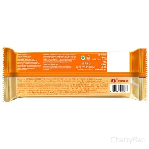 Britannia Treat Creme Wafers - Orange 55 g view 2
