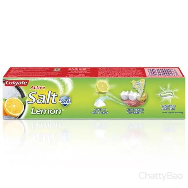 Colgate Active Salt Lemon Toothpaste 200 g view 2