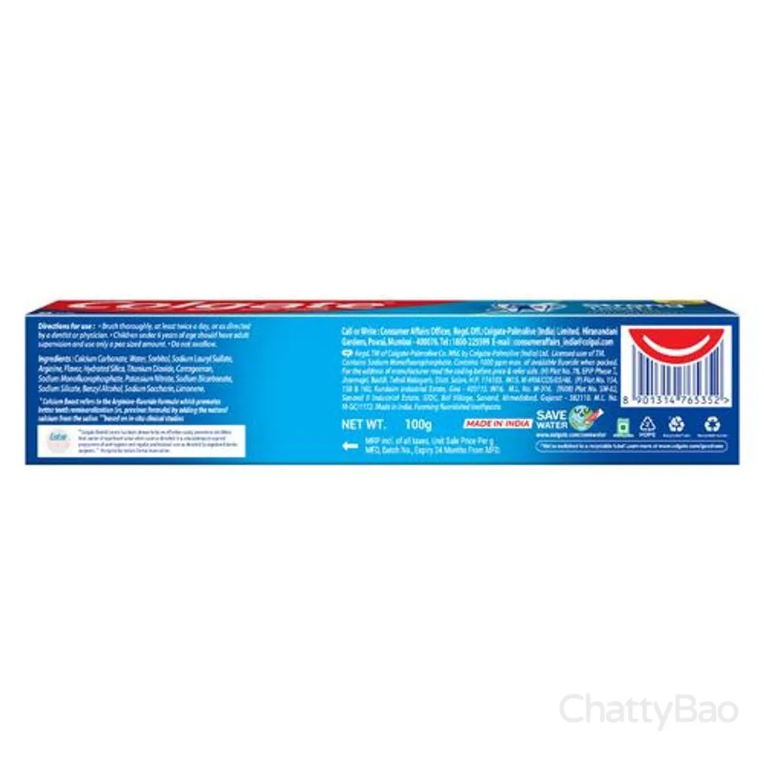 Colgate Strong Teeth Anticavity Toothpaste 100 g view 2