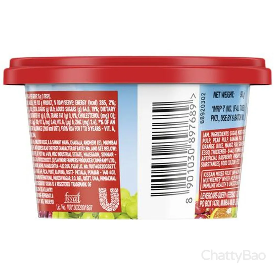 Kissan Mixed Fruit Jam 90 g view 2