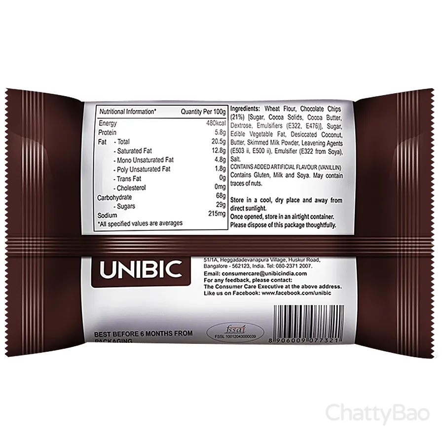 Unibic Cookies - Choco Chip 150 g view 2