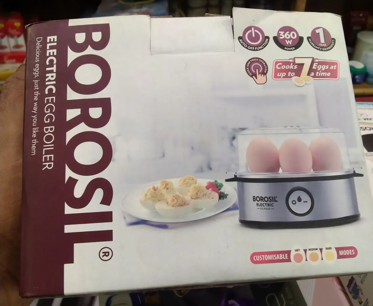 Borosil Electric Egg Boiler view 2