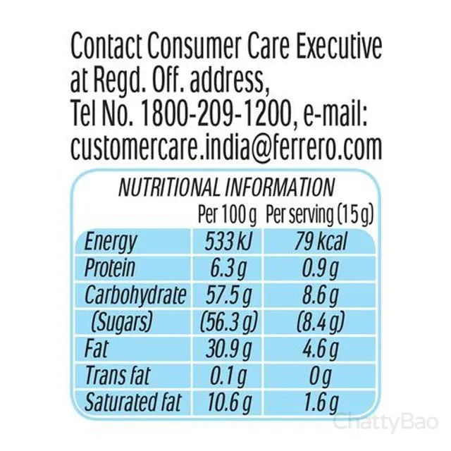 Ferrero Nutella Hazelnut Spread 350 g view 3