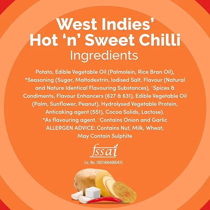 Lays Potato Chips - West Indies Hot n Sweet Chilli 30 g view 3
